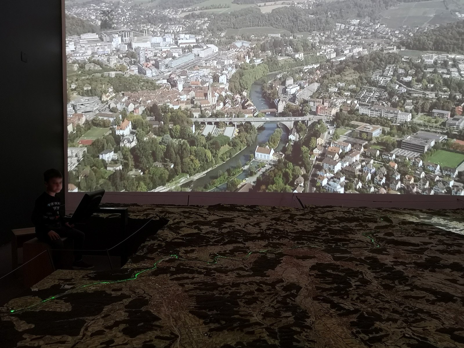 Aargauer Naturmuseum Naturama - Aus der Vogelperspektive über die Region.